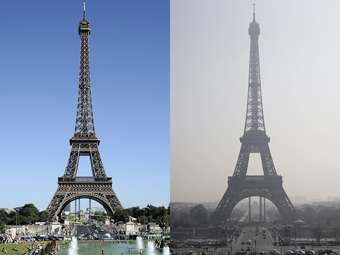 Paríž sa, čo sa týka znečistenia prirovnáva k Pekingu...