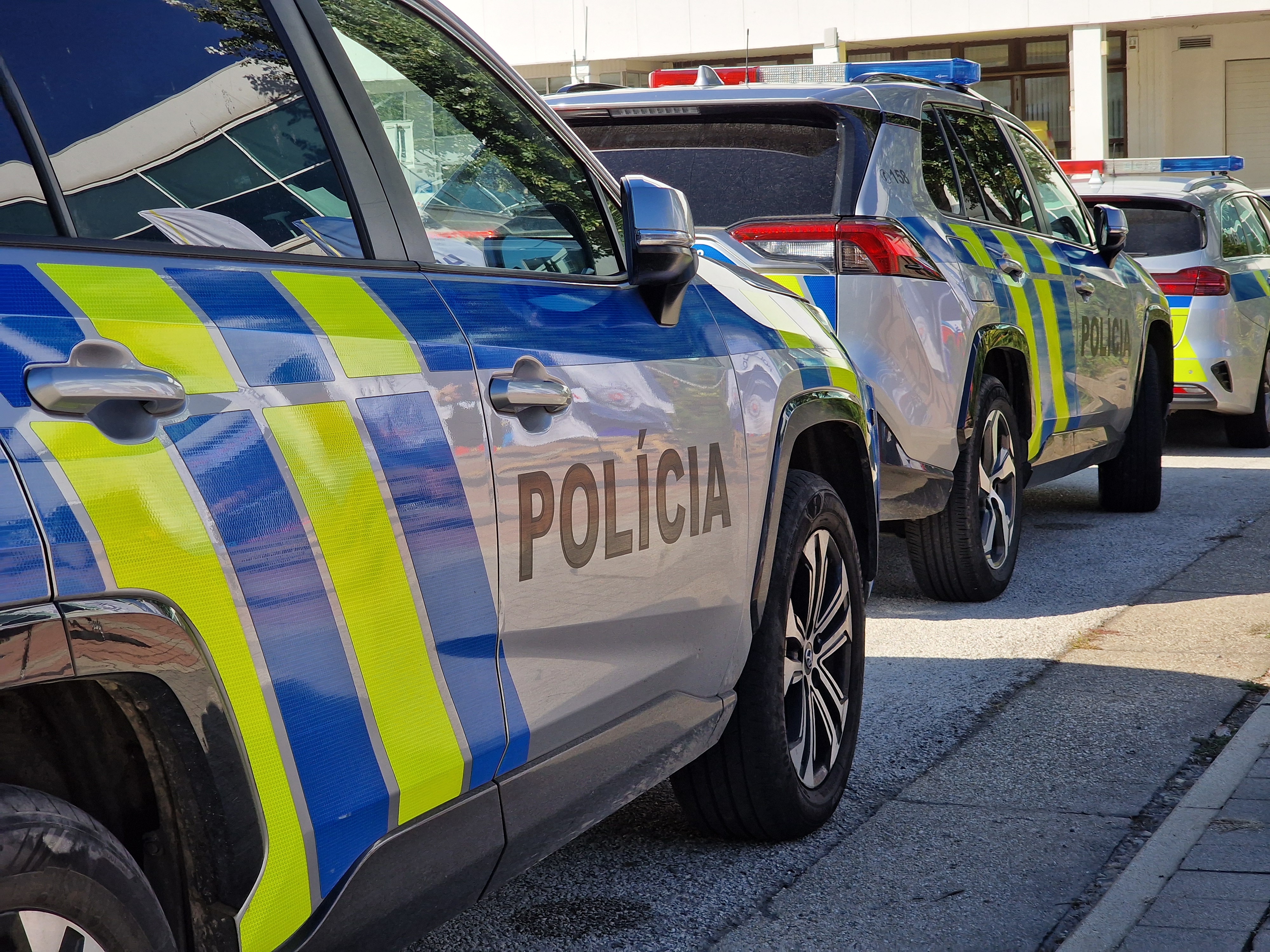 Autobazar.EU, policajné vozidlá na podujatí Ministerstva vnútra SR, ilustračná fotografia
