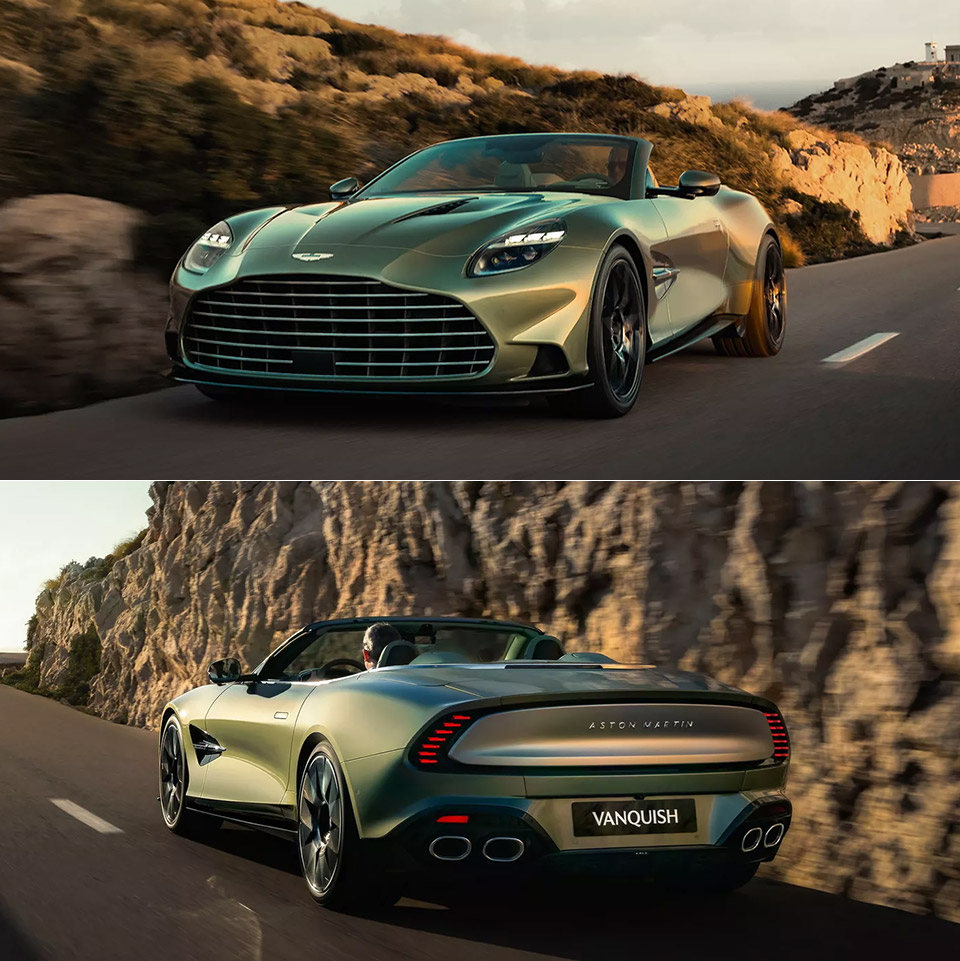 Aston Martin Vanquish Volante.