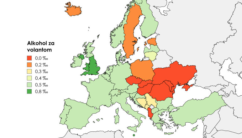 Alkohol za volantom na dovolenke - Aká je tolerancia v Európe?