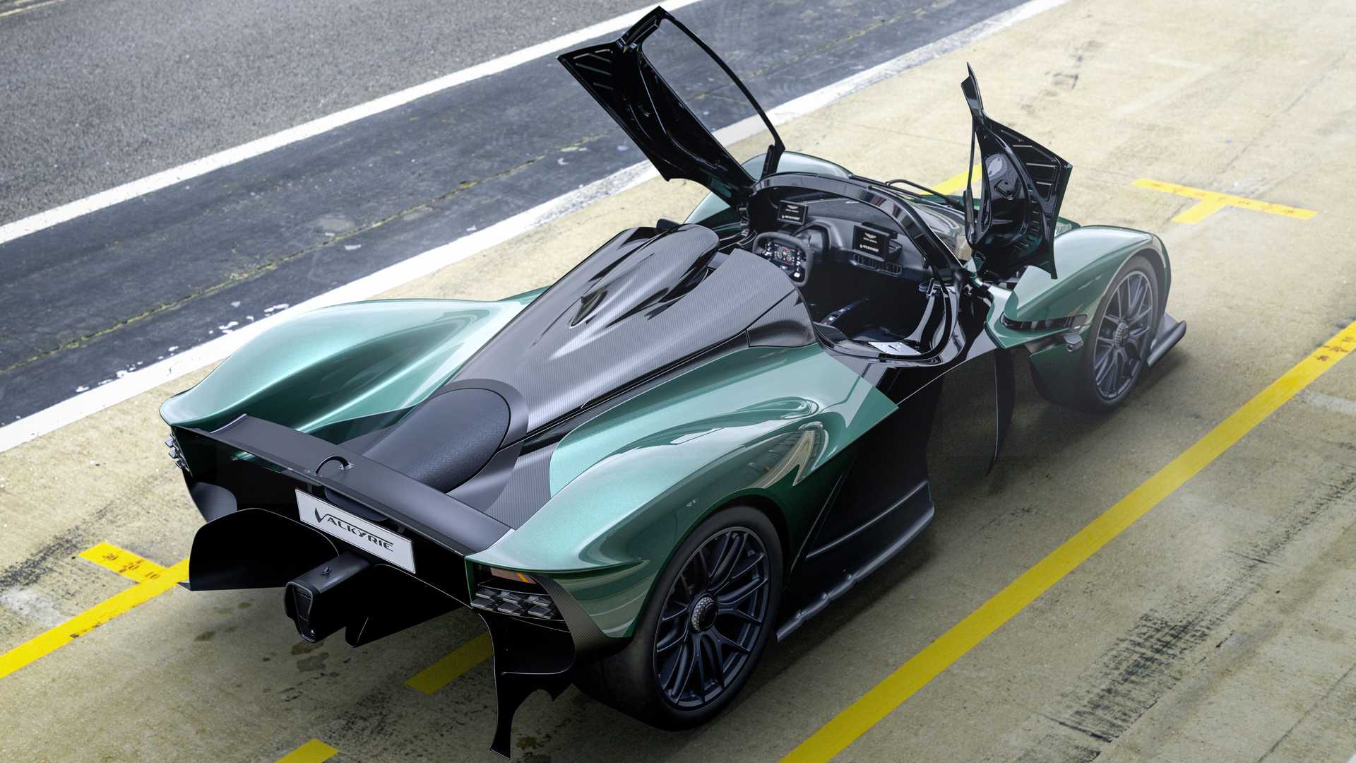 Aston Martin Valkyrie Spider: 330 za hodinu bez strechy
