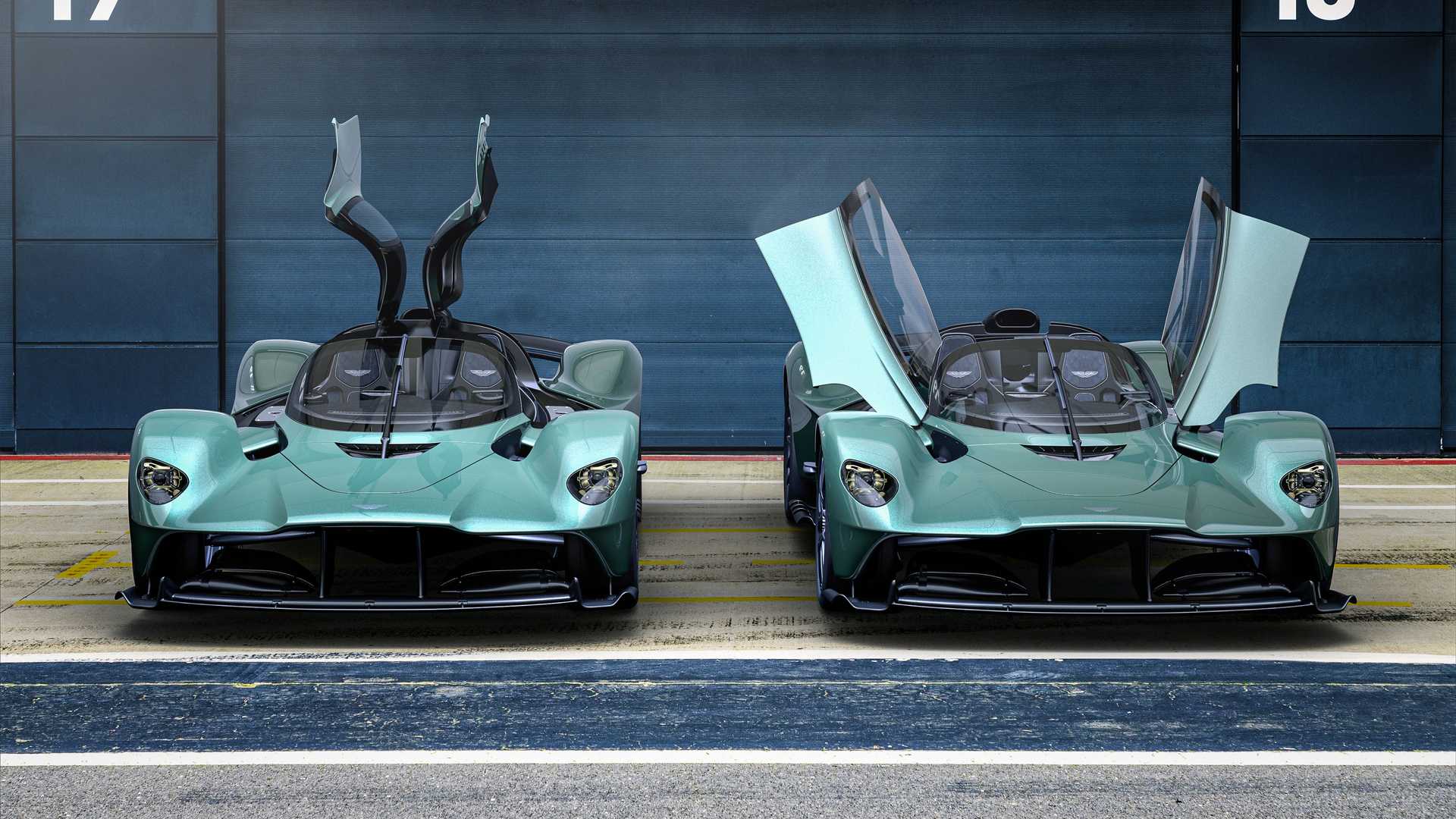 Aston Martin Valkyrie Spider: 330 za hodinu bez strechy