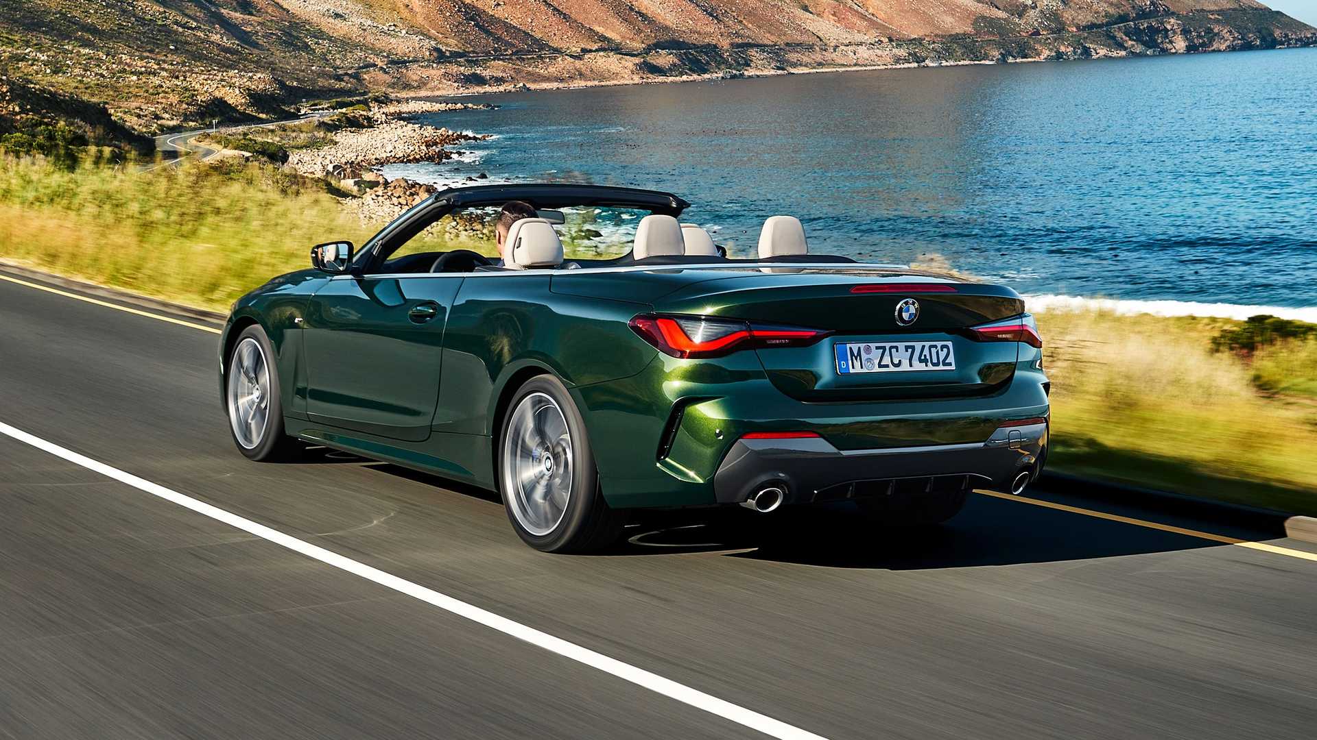 Obrovskú prednú masku dostal aj kabriolet BMW radu 4