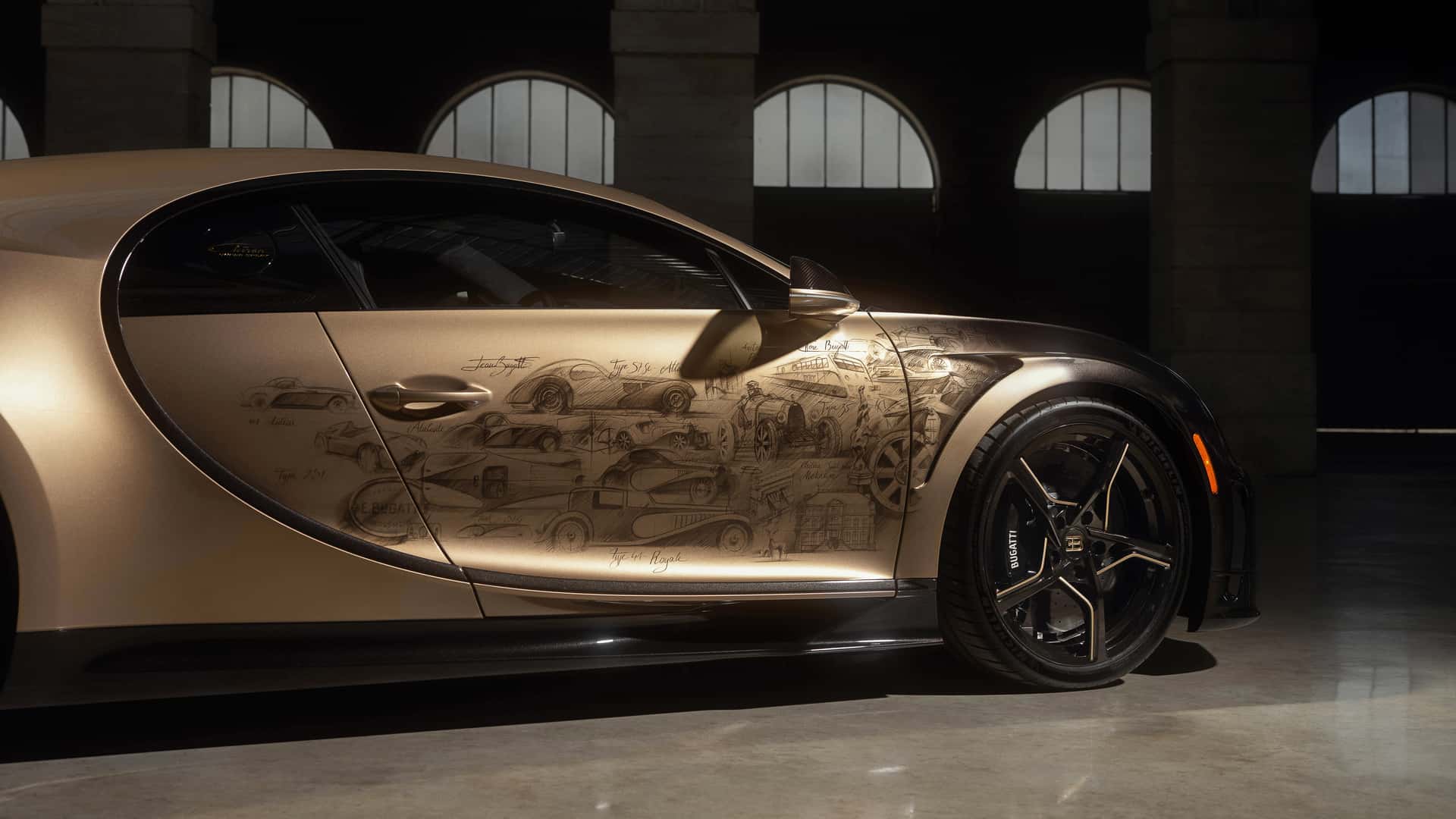 Bugatti ukázalo ďalší špeciálny Chiron, tentoraz Golden Era
