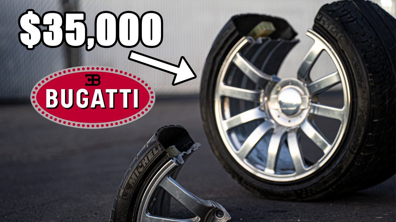 Ako vyzerá rozrezané koleso Bugatti Veyron za 35 000 eur?