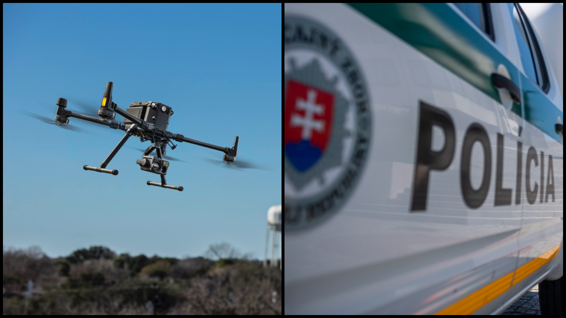 Policajné drony na slovenských cestách