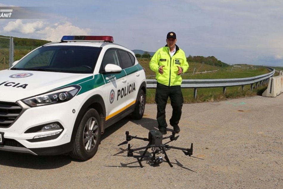 Policajné drony na slovenských cestách