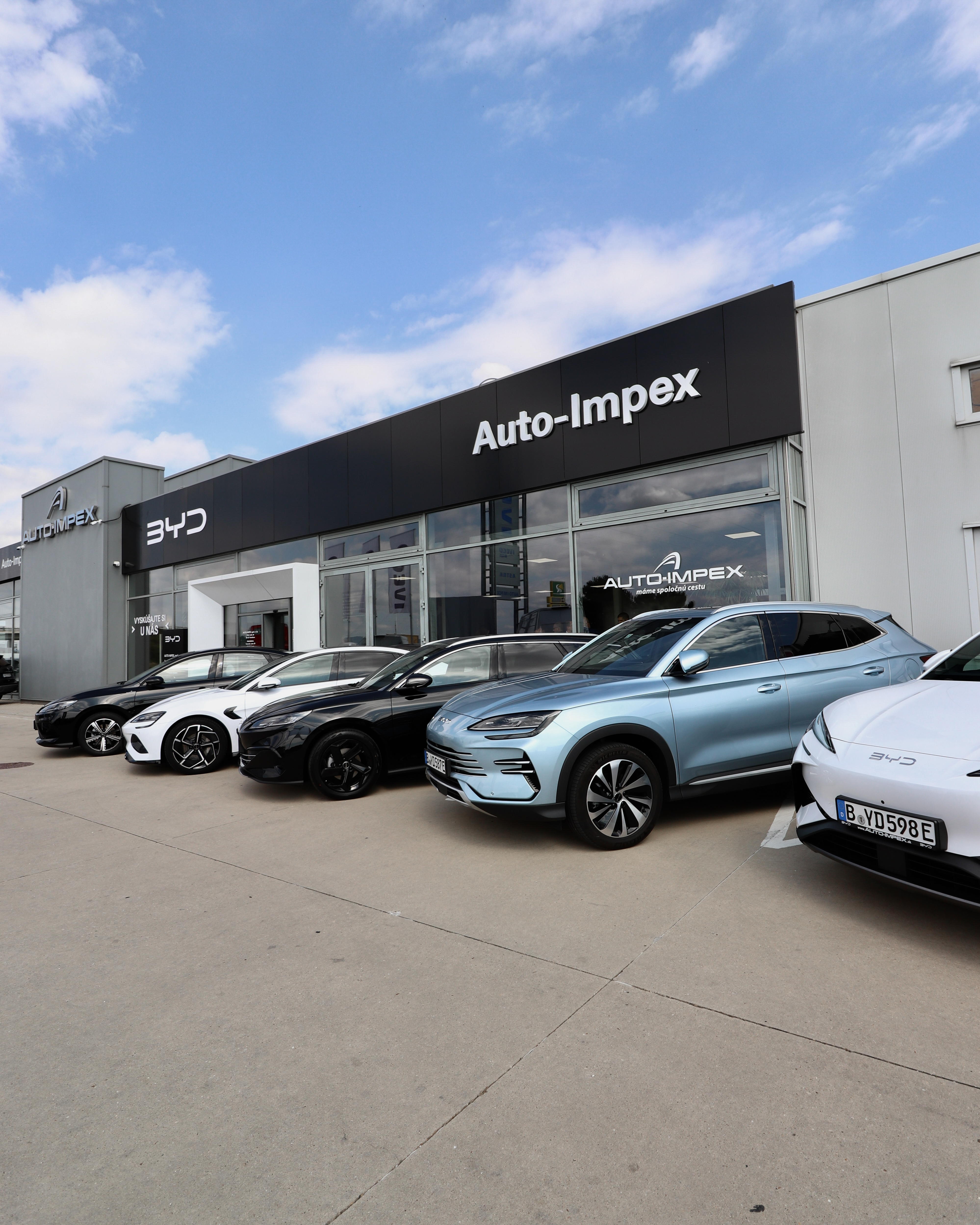 Auto-Impex. Nový showroom BYD v Trnave