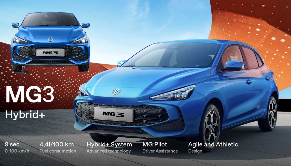 MG3 Hybrid+ parametre.