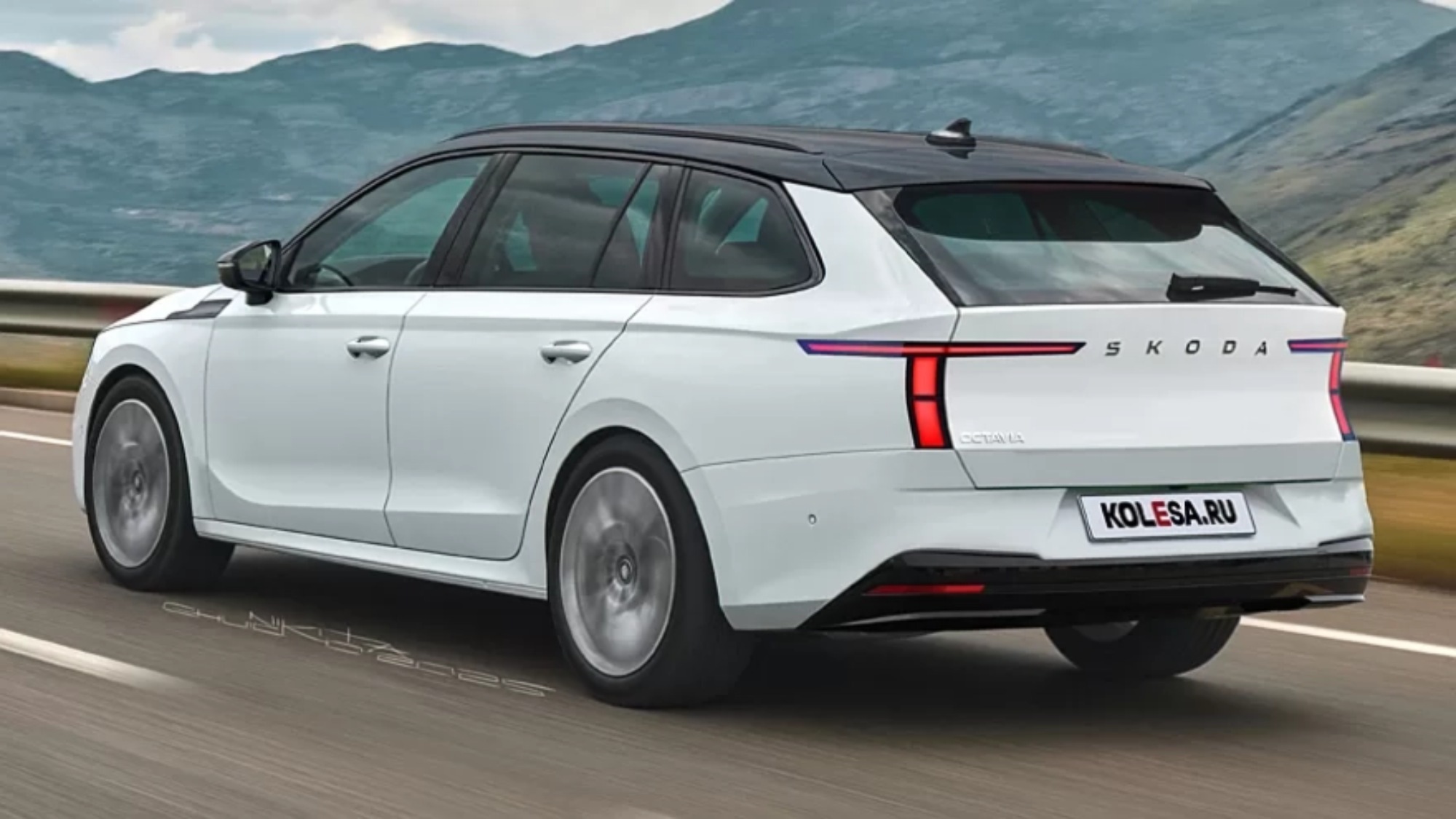 Nikita Čujko pre Kolesa.ru - Nová Škoda Octavia, MY2027, na vizualizácii