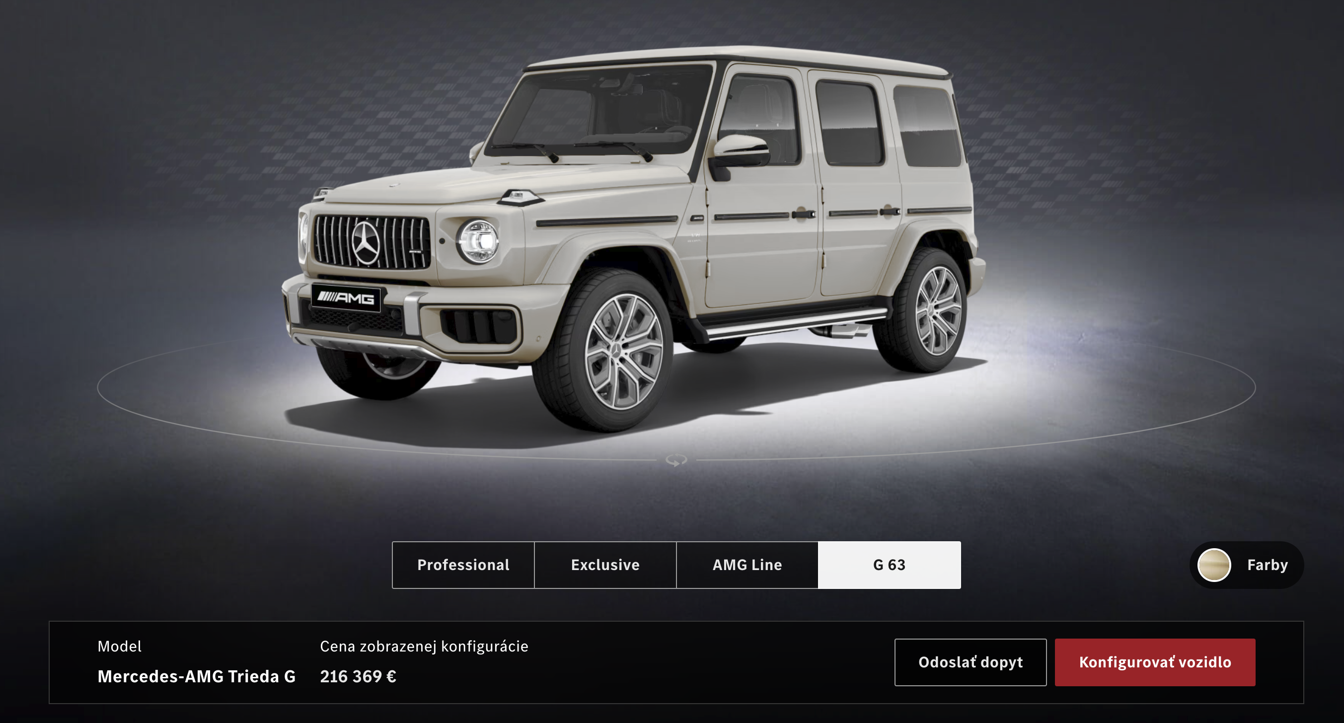 Konfigutáror na Mercedes-Benz.sk s novou generáciou Triedy G