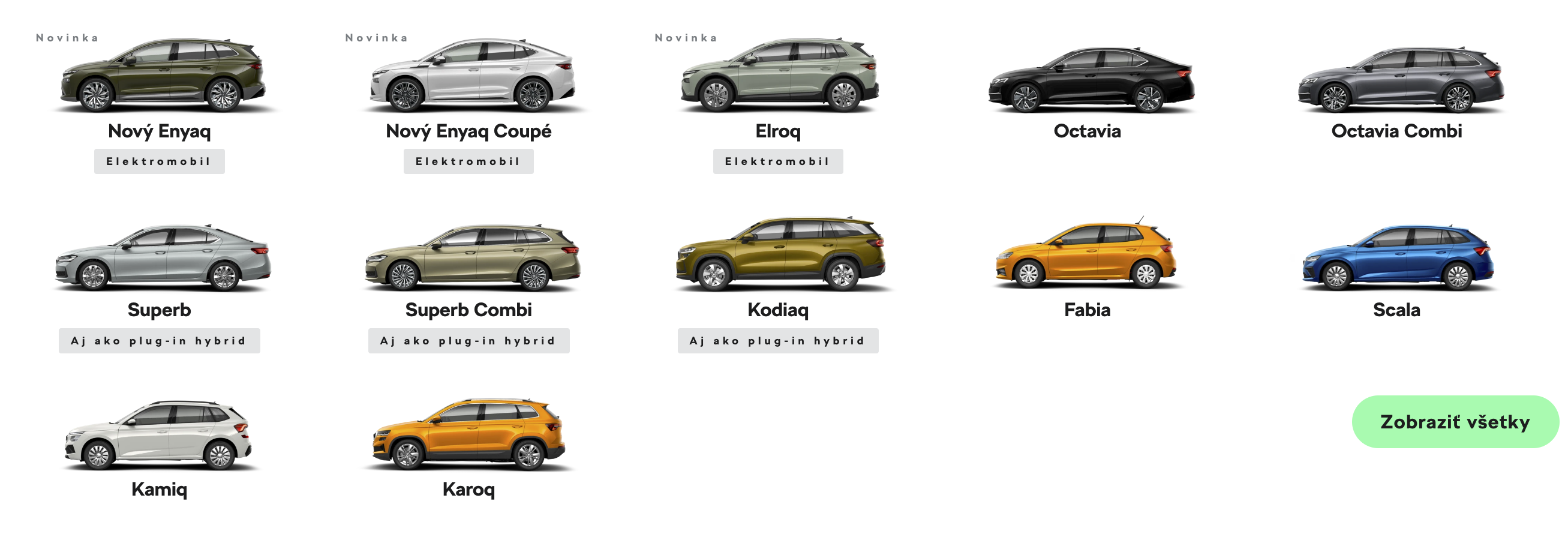 Škoda Auto. Výber z modelového portfólia značky Škoda