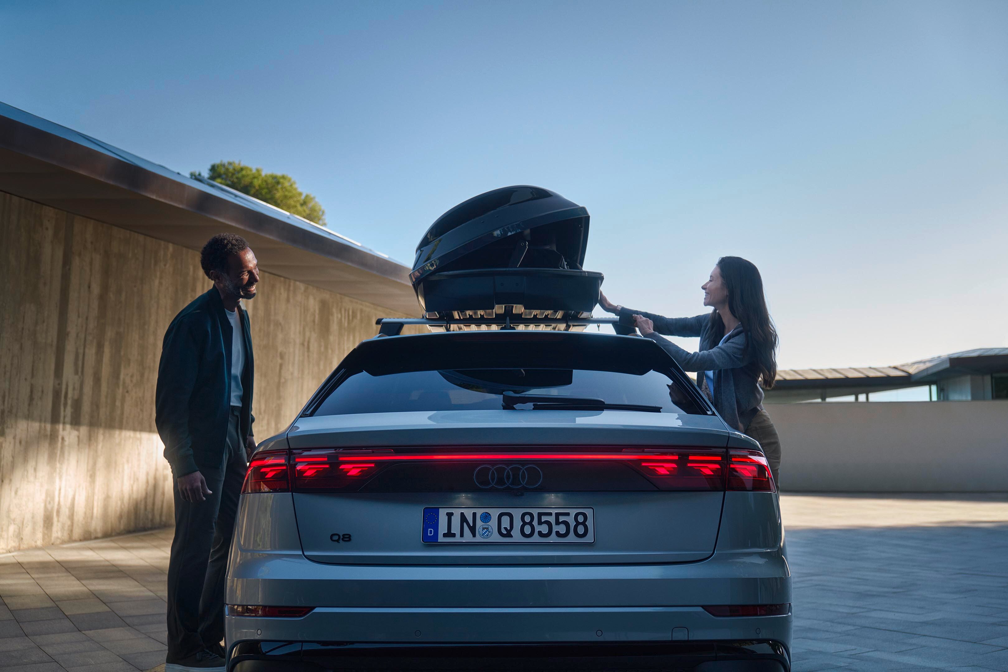 Strešný box Audi - víťaz ADAC testu strešných boxov. Dva nevydržali náraz, jedna značka prekonala ostatné. 