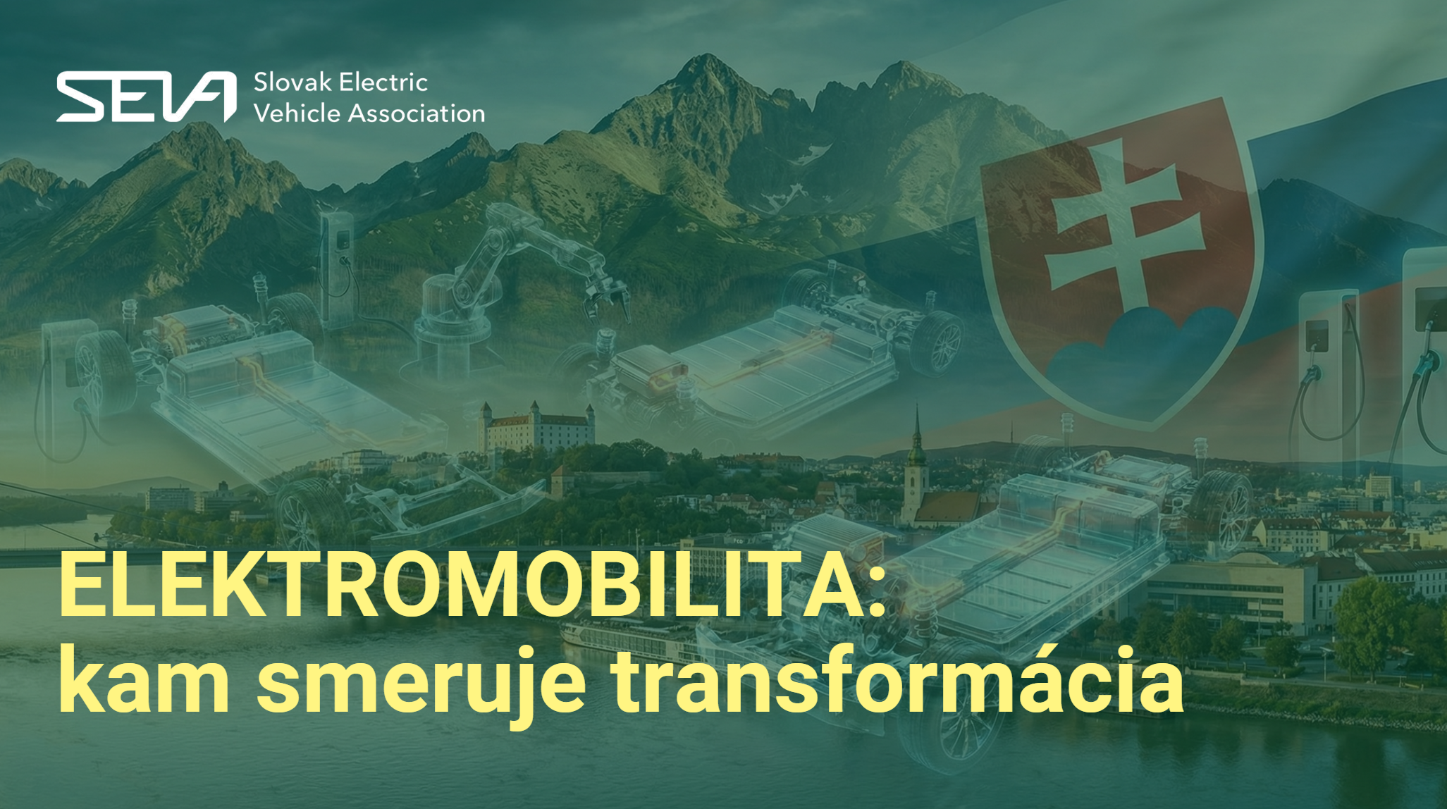 SEVA .Titulná fotografia analýzy SEVA report Elektromobilita: kam smeruje transformácia