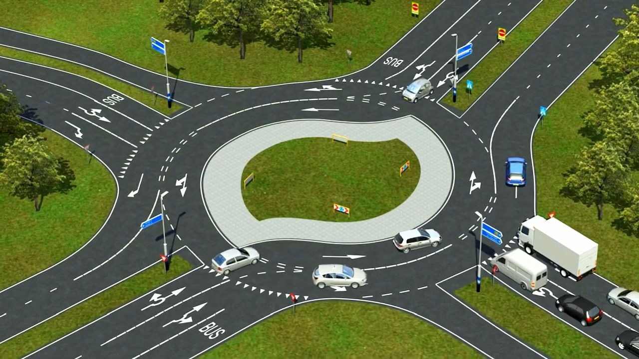 Turbo-okružná križovatka. Ako vyzerá? 