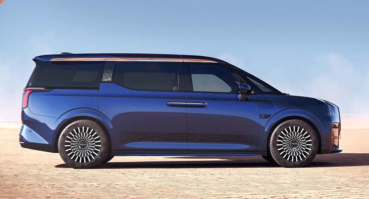 Zeekr 009 - model,s ktorým Volvo EM90 zdieľa platformu.