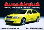 Logo AutoAktívA - prenájom dodávok a osobnýchh vozidiel 