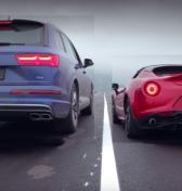 Napínavý slovenský súboj - roadster/SUV: Audi SQ7 vs. Alfa Romeo 4C! 