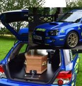 Štýlová posledná jazda: Subaru Impreza pohrebák 