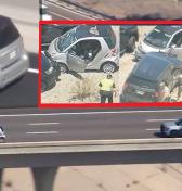 Kuriózna naháňačka v 90 km/h:  Polícia vs. Smart!