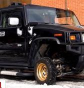 Hummer H2 na 13-palcových kolesách z Lady!