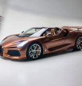 Bugatti W16 Mistral Le Retour du Jeune Prince je umelecké Dielo s W16 motorom