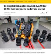 Veľký test autosedačiek 2026: Známy model zlyhal, v predaji je naďalej, lebo spĺňa predpisy EÚ