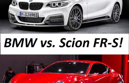Test neporovnateľných vozidiel? Luxusné kupé BMW 228i MSport vs. Scion FR-S! 