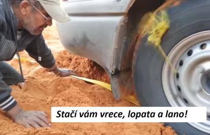 Video: Ako vytiahnuť zapadnuté vozidlo bez pomoci navijáka?