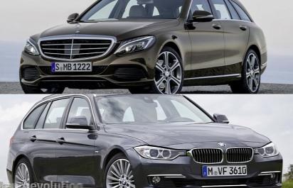 Nový Mercedes-Benz triedy C vs. BMW 3 Touring F31