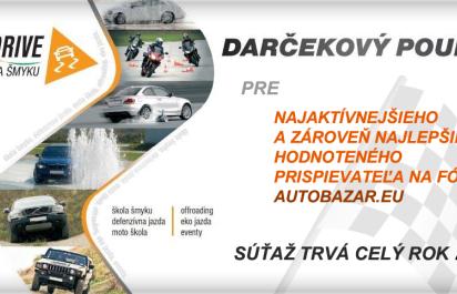 Výhercovia darčekového poukazu na Školu Šmyku v spolupráci so SuperDRIVE.sk