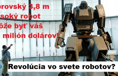Tohto obrovského robota si môžeš kúpiť na Amazone! Nachystaj si milión dolárov!