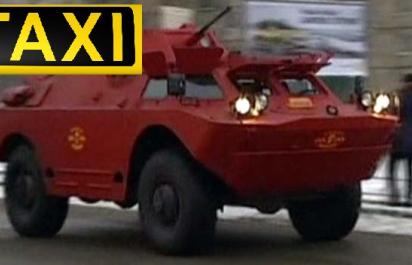 Video: Najbezpečnejší obrnený taxík na svete!