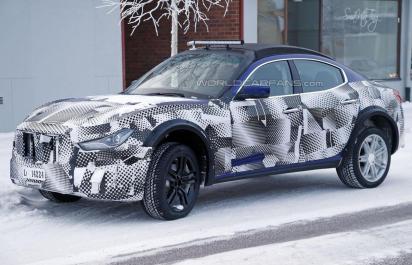 Prvé fotky z testov Maserati Levante!