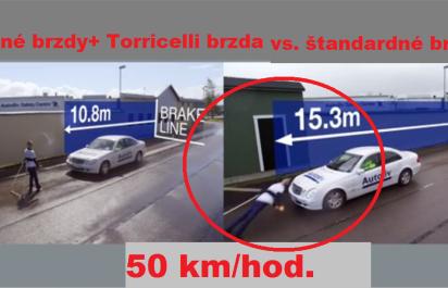 Novinka: Torricelliho doska skráti brzdnú dráhu vozidla až o 40%!