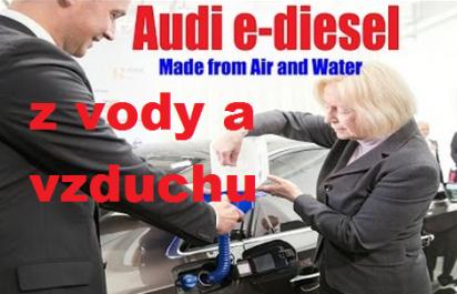 Audi vyvinulo palivo z vody a vzduchu: Modrá ropa je tu!