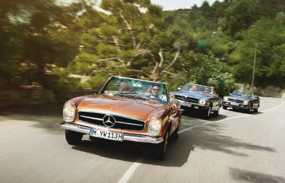 Retro dovolenku ako celebrita! Prenajmite si svoj Mercedes.