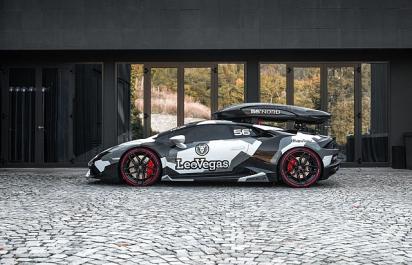 800 koňové Lamborghini s boxom na lyže?!