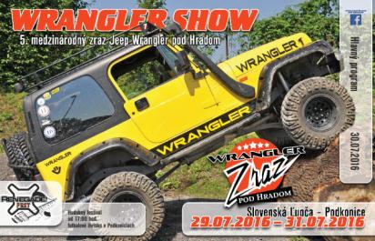Pozvánka na  tohtoročnú Wrangler Show (29.-31.VII.2016)