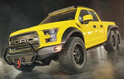 Brutálny 6x6 Hennessey VelociRaptor: 600 koní pod kapotou!
