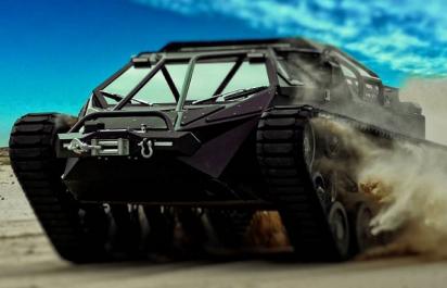650-koňový Ripsaw EV2: Luxusný obrnený super tank!