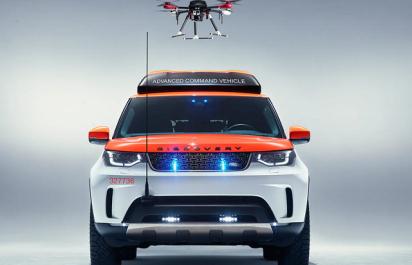 Video: Nový Land Rover Discovery s dronom! 