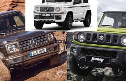 Lacný Mercedes triedy G: Vyrobený zo Suzuki Jimmy! 