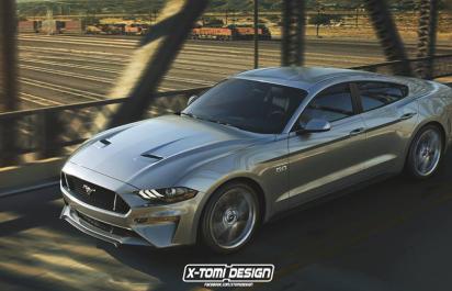 Ford chce Mustang so 4 dverami! Takto by vyzeral!