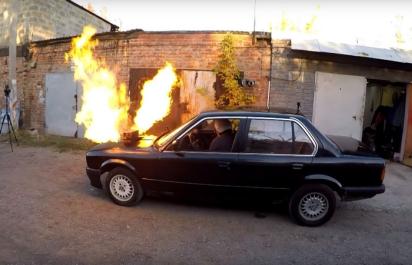 VIDEO: BMW 3 z Ruska s motorom z MIG 23!