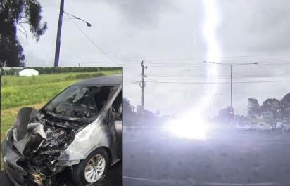 Video: Čo sa stane, keď auto zasiahne blesk? 