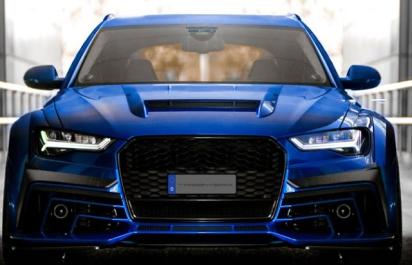 Brutálne Audi RS6: Vytuningovaná beštia v Sepang Blue farbe! 