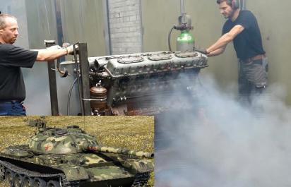Video: Motor z tanku T54 štartuje po 28 rokoch!