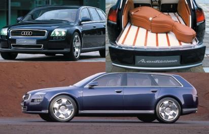 Extra veľké combi: 430-koňové Audi A8 Avantissimo