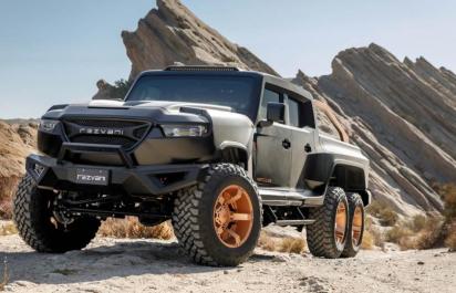 1 300 koní, pancier: Rezvani Hercules 6x6 pick-up monštrum